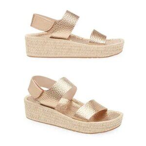 PEDRO GARCIA Lacey Wedge Platform Sandals Sz EU37/US7